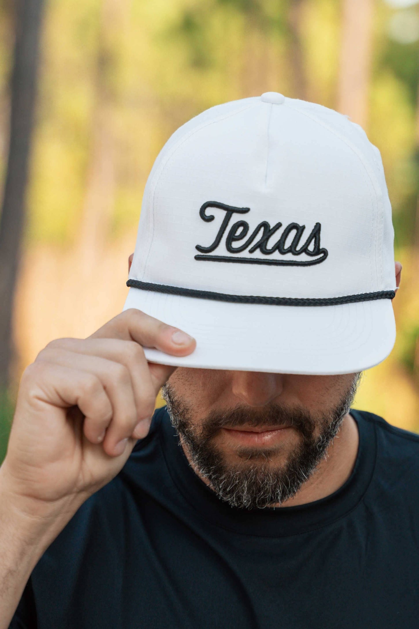 Cap - Texas Script WHITE